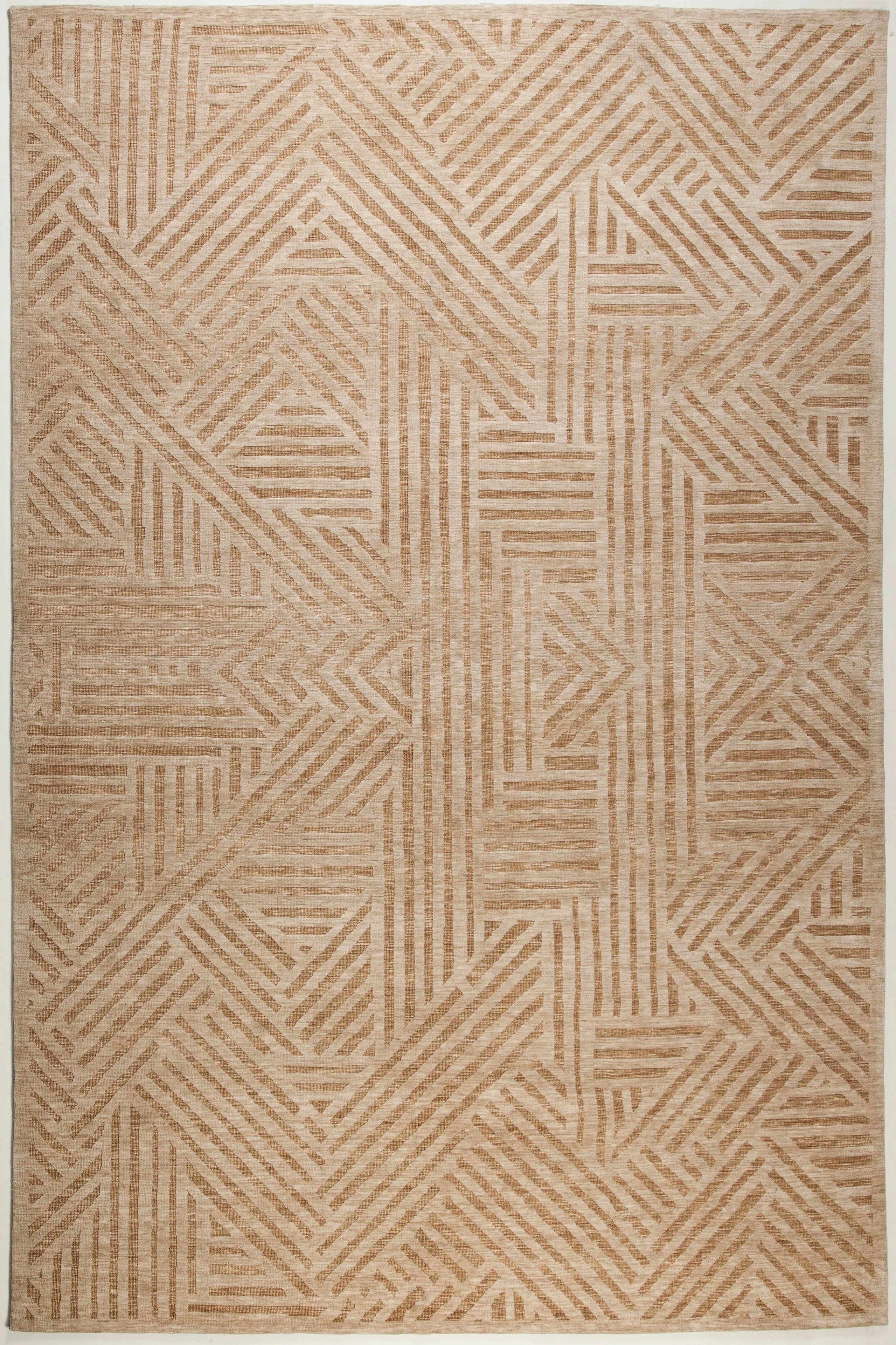 Zennova Carpet : ZOOM-16 COLOR BEJ : Modern Hand Tufted - Zennova Carpet