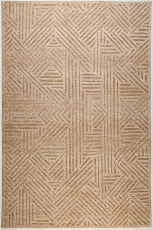 Zennova Carpet : ZOOM-16 COLOR BEJ : Modern Hand Tufted - Zennova Carpet