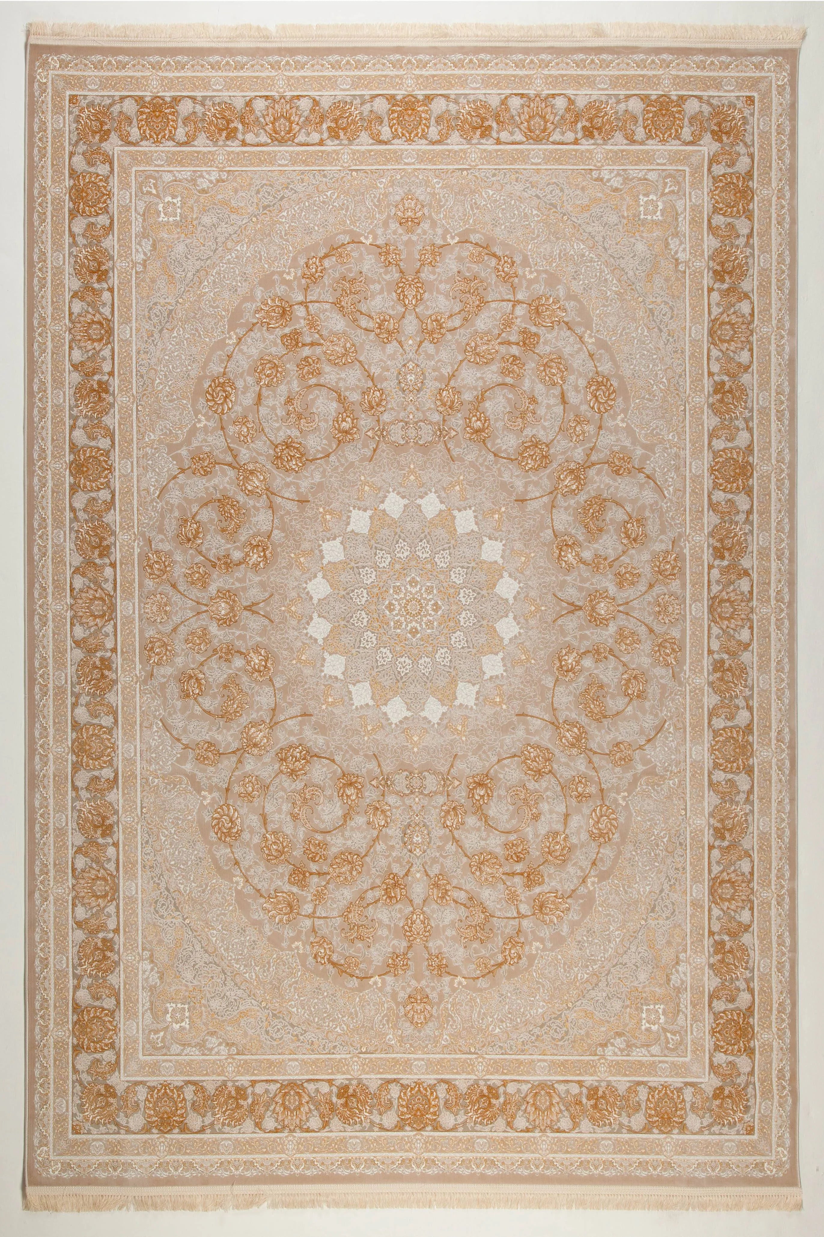 Zennova Carpet : G142 Color CREAM : Classic Machine Made - Zennova Carpet