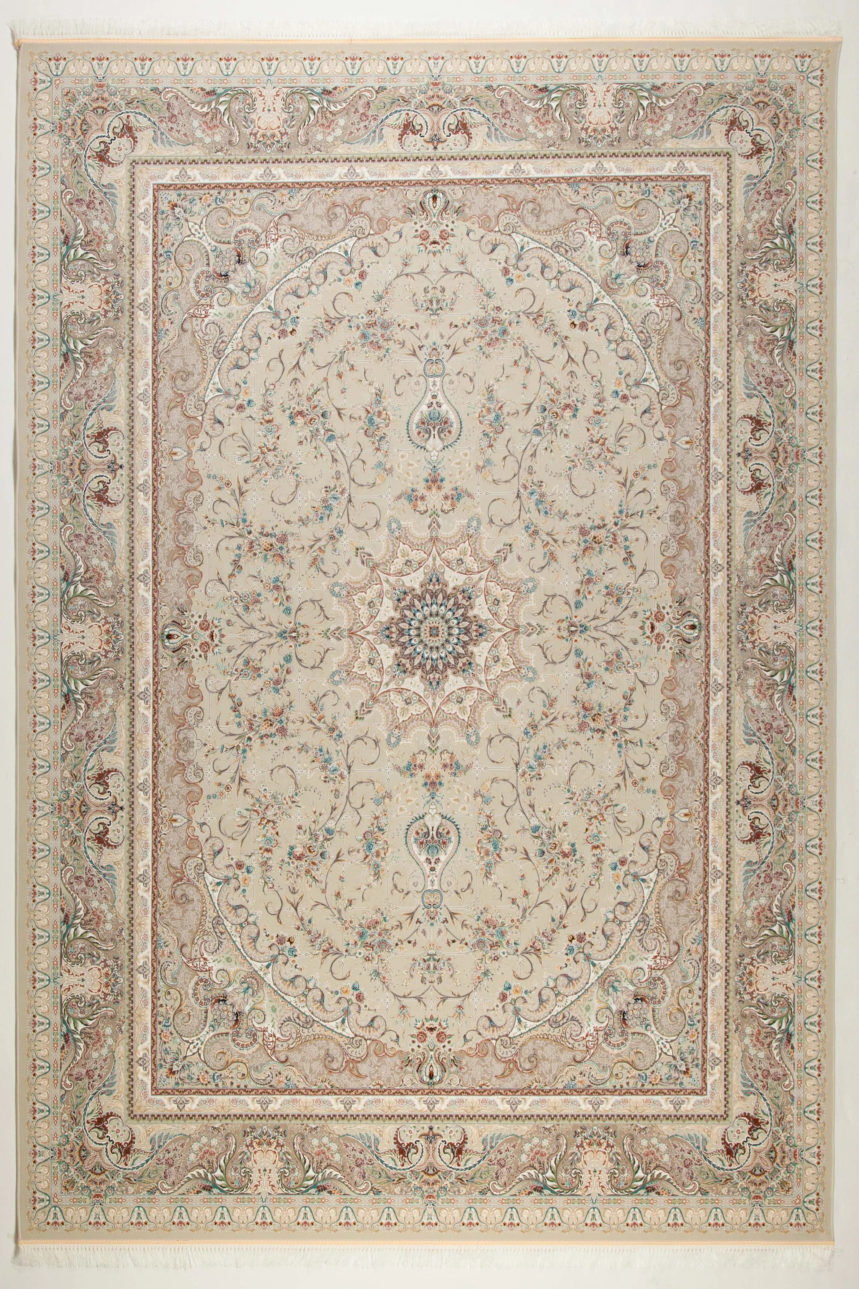 Zennova Carpet : G248 Color CREAM : Classic Machine Made - Zennova Carpet