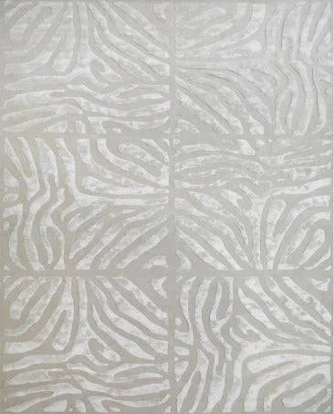 Zennova Carpet : ZEBRA -CREAM : Modern Hand Tufted - Zennova Carpet